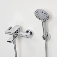 Смеситель для ванны с душем Wasserkraft Lopau 3201 хром
