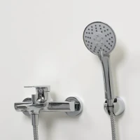 Смеситель для ванны с душем Wasserkraft Lopau 3201 хром Смеситель для ванны с душем Wasserkraft Lopau 3201 хром