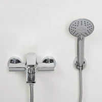 Смеситель для ванны с душем Wasserkraft Lopau 3201 хром Смеситель для ванны с душем Wasserkraft Lopau 3201 хром