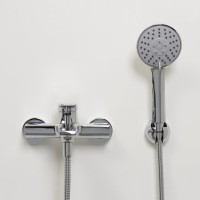Смеситель для ванны с душем Wasserkraft Lopau 3201 хром