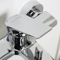 Смеситель для ванны с душем Wasserkraft Lopau 3201 хром Смеситель для ванны с душем Wasserkraft Lopau 3201 хром