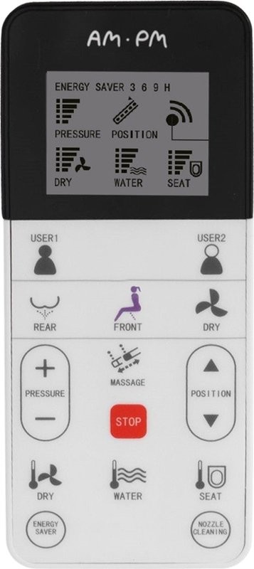 Умный унитаз подвесной AM.PM Inspire FlashClean C501700WH с биде