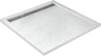 Поддон для душа Cezares TRAY-AS-A-80-30-W 80x80, с сифоном, белый