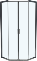 Душевой уголок BelBagno Uno 195 P 2 90 C Cr стекло прозрачное