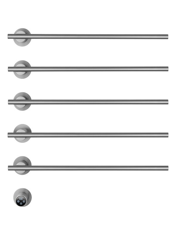 Полотенцесушитель электрический Wonzon & Woghand WW-A365-BR С ВНУТРЕННЕЙ ЧАСТЬЮ, брашированный никель