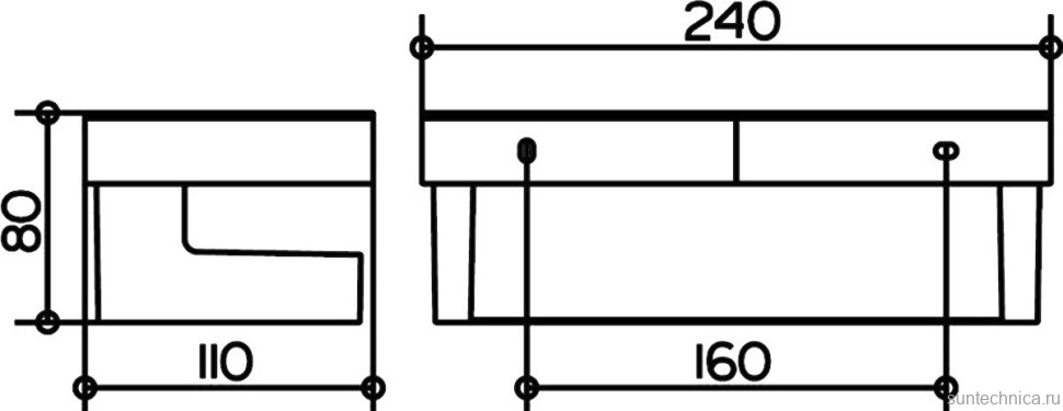 Набор Крючок Keuco Collection Moll 12713 хром, двойной + Полка 12758 хром, белая