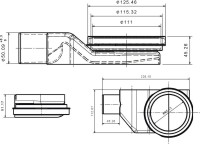 Душевой трап Pestan Confluo Standard Angle2