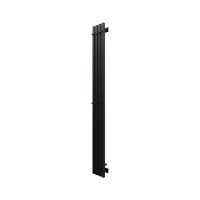 Полотенцесушитель электрический Grota Corsa K N RAL9005 EL 18х180, с крючками, матовый черный