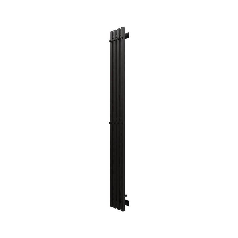 Полотенцесушитель электрический Grota Corsa K N RAL9005 EL 18х180, с крючками, матовый черный