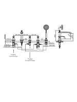 Смеситель на борт ванны AltroBagno Beatrice 020103 Or С ВНУТРЕННЕЙ ЧАСТЬЮ, золото