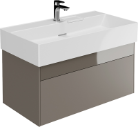 Тумба с раковиной KERAMA MARAZZI Logica 90 подвесная, песчаная