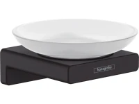 Мыльница Hansgrohe AddStoris 41746670 матовый черный Мыльница Hansgrohe AddStoris 41746670 матовый черный