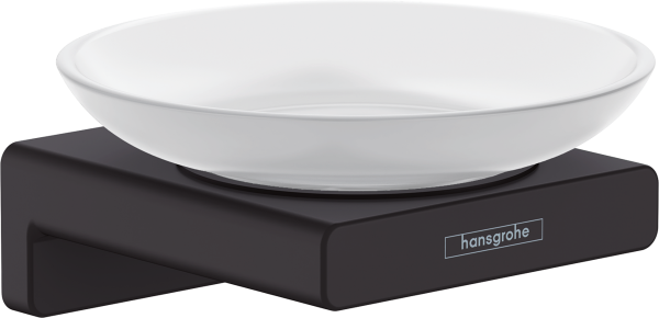 Мыльница Hansgrohe AddStoris 41746670 матовый черный