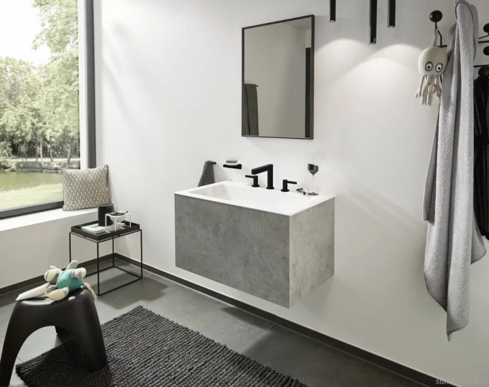 Мыльница Hansgrohe AddStoris 41746670 матовый черный