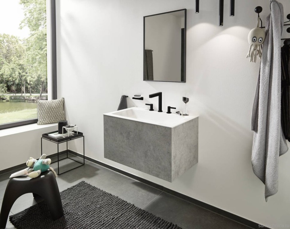 Мыльница Hansgrohe AddStoris 41746670 матовый черный