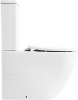 Унитаз-компакт напольный BelBagno Sfera-r BB2141CPR безободковый, крышка BB2031SC с микролифтом, бачок BB2141T