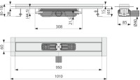 Душевой трап (лоток) AlcaPlast APZ106 -950 95 см
