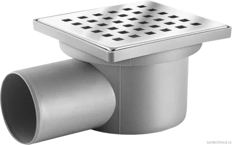 Душевой трап Berges Trend 091001, 10x10 см