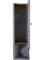 Шкаф ASB-Woodline Гранда 24 R, серый