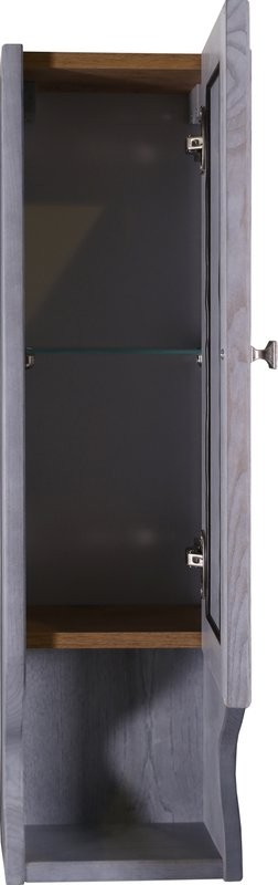 Шкаф ASB-Woodline Гранда 24 R, серый