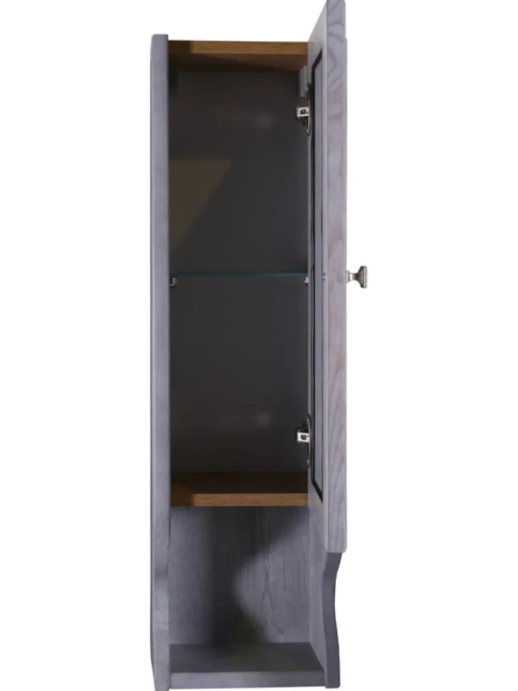 Шкаф ASB-Woodline Гранда 24 R, серый