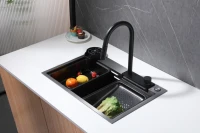 Мойка кухонная Abber Wasser Kreis AF2194B черная матовая Мойка кухонная Abber Wasser Kreis AF2194B черная матовая