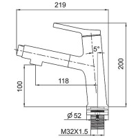 Смеситель для кухни Gappo G1052-76 черный