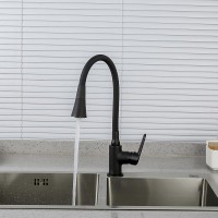 Смеситель для кухни Frap F4417-6 черный
