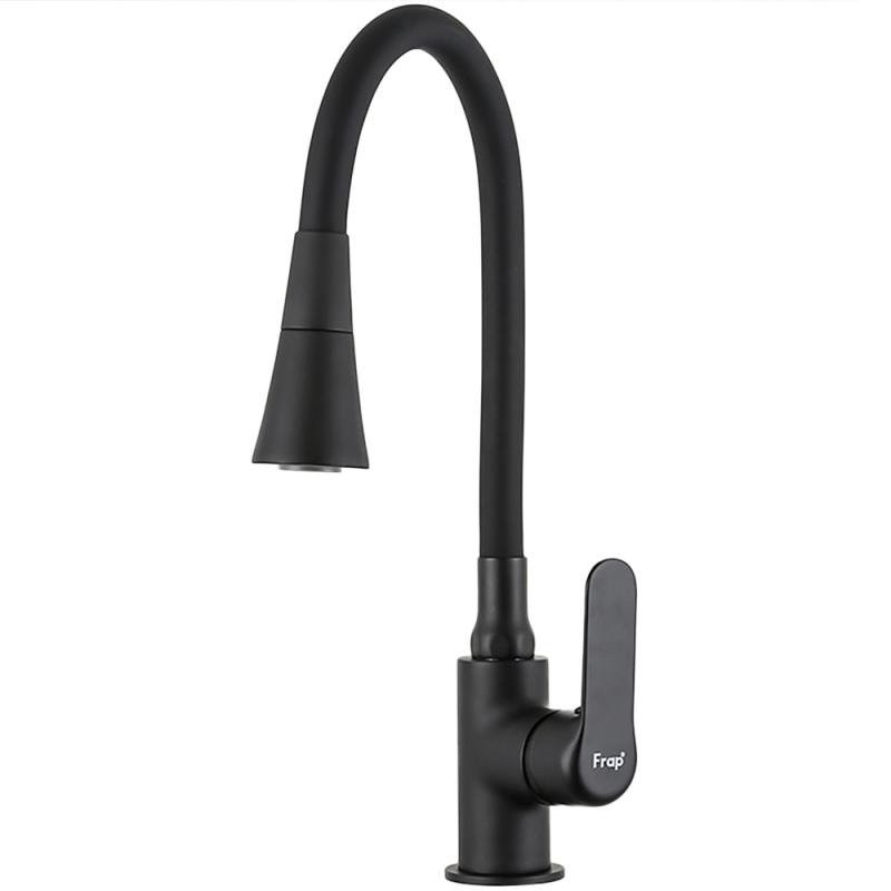 Смеситель для кухни Frap F4417-6 черный