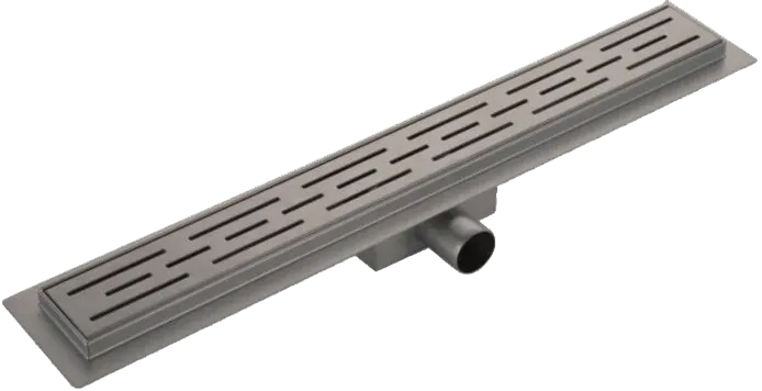 Душевой трап (лоток) Haiba HB91600-3 60 см, с решеткой и опорами, серый