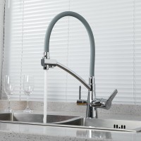 Смеситель для кухни Gappo G4398-17 с гибким изливом, хром