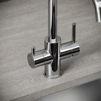 Смеситель для кухни Sancos Vela, с краном под фильтр для питьевой воды, хром, SC4013CH