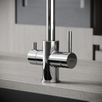Смеситель для кухни Sancos Vela, с краном под фильтр для питьевой воды, хром, SC4013CH