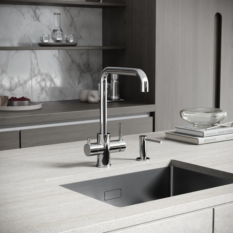 Смеситель для кухни Sancos Vela, с краном под фильтр для питьевой воды, хром, SC4013CH
