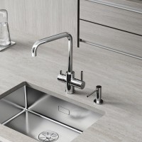 Смеситель для кухни Sancos Vela, с краном под фильтр для питьевой воды, хром, SC4013CH