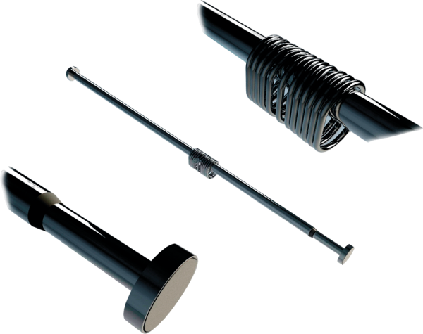 Карниз для ванны Wasserkraft Elbe SC-721121 200 см, черный