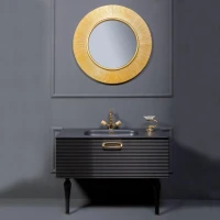 Мебель для ванной комнаты Armadi Art Vallessi Avangarde Linea 100 с раковиной-столешницей Мебель для ванной комнаты Armadi Art Vallessi Avangarde Linea 100 с раковиной-столешницей