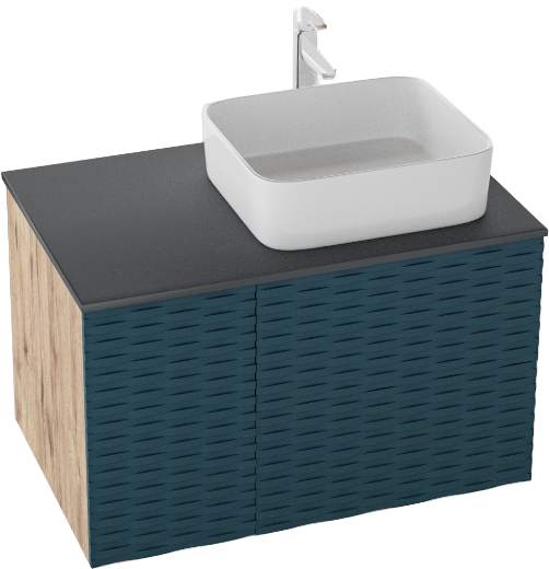 Тумба под раковину Grossman Альба 80 веллингтон, бриз