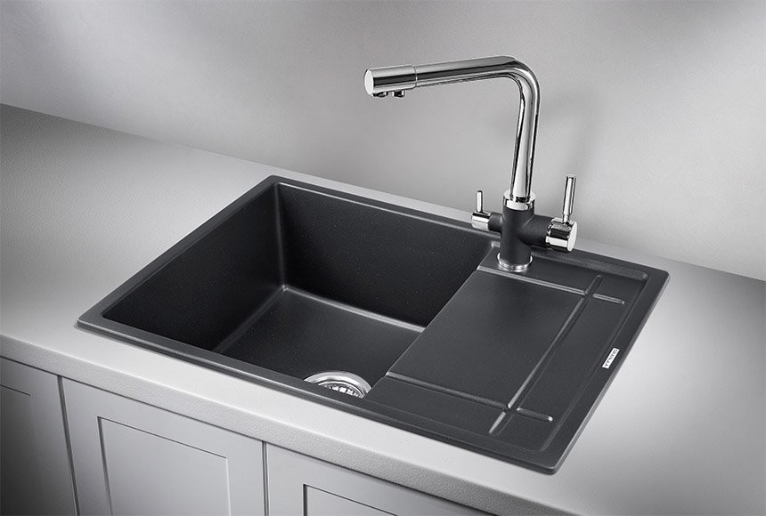 Мойка кухонная Granula 6501, шварц