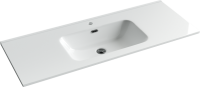 Тумба с раковиной Sancos Smart 120 см белый глянец