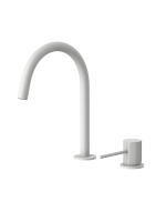 Смеситель для раковины AltroBagno Биланча 010906MW матовый белый