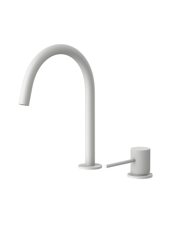 Смеситель для раковины AltroBagno Биланча 010906MW матовый белый