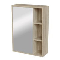 Зеркальный шкаф "МИЛТОН-50" Дуб сонома (ЛДСП) Зеркальный шкаф "МИЛТОН-50" Дуб сонома (ЛДСП)
