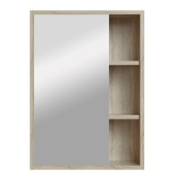 Зеркальный шкаф "МИЛТОН-50" Дуб сонома (ЛДСП) Зеркальный шкаф "МИЛТОН-50" Дуб сонома (ЛДСП)