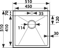 Мойка кухонная Kaiser KSM-5151