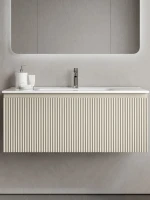Тумба под раковину без столешницы Sancos Snob R 1.0 100 beige soft