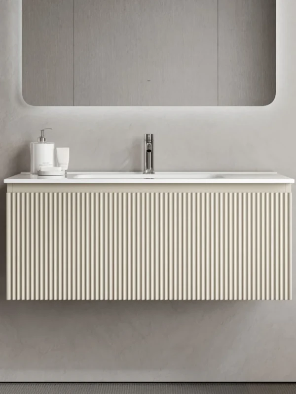 Тумба под раковину без столешницы Sancos Snob R 1.0 100 beige soft