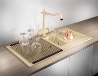 Комплект Мойка Omoikiri Sakaime 78-2-BE ваниль + Измельчитель Nagare slim 500