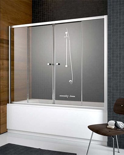 Шторка на ванну Radaway Vesta DWD 180 прозрачное стекло