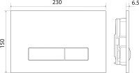 Комплект Унитаз подвесной BelBagno Loto BB070CHR/SC безободковый, с микролифтом, инсталляция BB002-80 с кнопкой BB018-GV-BIANCO